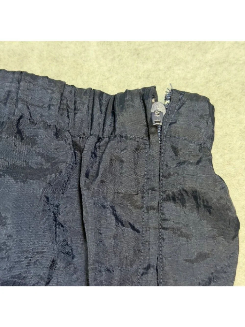 Bill Blass Menswear Men’s Large Navy Nylon Windbreaker Track Pants Elastic Waist